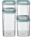 Mepal | Vorratsdosen Set Modula 4-teilig | Nordic green | 2 x 1000 ml, 1 x 1500 ml, 1