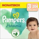 Pampers Harmonie Windeln Gr&ouml;&szlig;e 3 6 10 kg 204 Babywindeln 1 Monatspack 100% Schutz