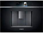 Siemens Einbau-Kaffeevollautomat, Schwarz iQ700 CT718L1B0 - Schwarz Siemens Einbau-Kaffeevollautomat, Schwarz iQ700 CT718L1B0 - Schwarz