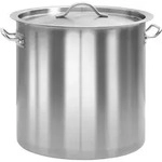 vidaXL Kochtopf 35 L 36x36 cm Edelstahl - Silber