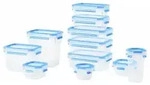 EMSA CLIP & CLOSE 11-TEILIGES SET, Box, Rechteckig, Blau, Transparent, 11 St&uuml;ck(e) -