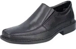 Rieker Herren Slipper eleganter Halbschuh Leder Gummizug B0873, Gr&ouml;&szlig;e:44 EU,