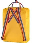 FJ&Auml;LLR&Auml;VEN Kanken Rainbow Rucksack Light Oak-Rainbow Pattern_delete - Beige