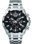Swiss Alpine Military Chronograph f&uuml;r Herren - Silber