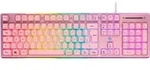 Deltaco PK75 Gaming Tastatur Membran RGB pink - Rosa