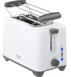 Adler AD3216 Toaster 1000W mit Br&ouml;tchenaufsatz und Kr&uuml;melschublade - Transparent