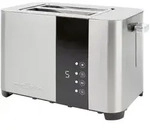 ProfiCook Toaster, Toaster 2 Scheiben mit Sensor Touch Bedienung, Auftau-, Aufw&auml;rm-/
