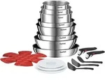 Tefal Ingenio L897SK, Gemischtes Set, Aluminium, Aluminium, Schwarz, Kunststoff,