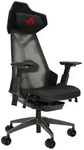 ASUS ROG Destrier Ergo, Netz-Sitz, Vernetzte R&uuml;ckenlehne, Schwarz, Grau, Aluminium,