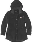Carhartt Loose Fit Weathered Duck Damen Mantel (Black,XL) - Grau - XL