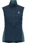 ODLO Vest RUN EASY S-THERMIC 20592 blue wing teal S - Schwarz - S