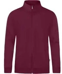 JAKO Unisex Sweatjacke Doubletex, Farbe:maroon, Gr&ouml;&szlig;e:4XL - Rot - 4XL