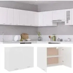 vidaXL H&auml;ngeschrank Lyon Wei&szlig; 80x31x60 cm Holzwerkstoff - Wei&szlig;
