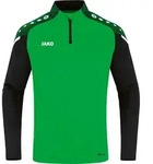 Jako Performance Ziptop Herren - Soft Green / Schwarz - Gr&uuml;n - XL