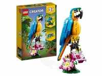 LEGO 31136 Creator 3in1 Exotischer Papagei, Frosch und Fisch Dschungel-Tier-Figuren