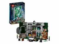LEGO 76410 Harry Potter Hausbanner Slytherin Set, Hogwarts Wappen, Schloss