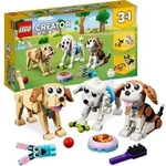 LEGO 31137 Creator 3in1 Niedliche Hunde Set mit Dackel-, Mops-, Pudel-Tierfiguren und