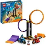 LEGO 60360 City Stuntz Kreisende Reifen-Challenge, 1 oder 2 Spieler Wettbewerbe...