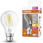 Osram SST CLAS A 60 7 W/2700K B22D LED-Lampe, Birnenform, Sockel B22, 7 Watt,