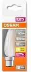 Osram SST CLAS B 40 5 W/2700K B22D LED-Kerze, Sockel B22, 5 Watt, Warmwei&szlig;,...