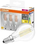 Osram LED Base Classic P Lampe, in Tropfenform mit E14-Sockel, nicht dimmbar, Ersetzt