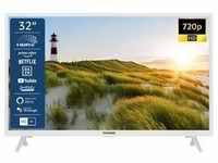 TELEFUNKEN XH32SN550S-W 32 Zoll Fernseher/Smart TV (HD Ready, HDR, Triple-Tuner) -
