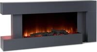 Klarstein Deko Kamin mit LED-Flammen, Elektro Kamin mit Heizung, 2000W...