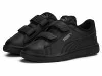 PUMA Smash 3.0 Leder-Sneaker mit Klettverschluss Kinder 01 - puma black/shadow gray