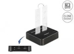 DeLOCK M.2 Dockingstation f&uuml;r 2 x M.2 SATA SSD mit Klon Funktion, SSD, M.2, M.2, USB
