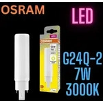 OSRAM LED-Lampe DULUX D/E, 7 Watt, G24q-2 (830)