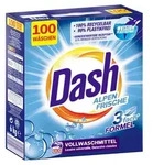 Dash Alpen Frische Pulver I Waschmittel wei&szlig;e W&auml;sche I 100 Waschladungen I 6...
