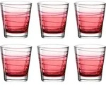 LEONARDO Vario, Rot, Glas, 6 St&uuml;ck(e), Kegel, 250 ml, 83 mm - Rot
