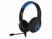 SADES Shaman SA-724 Gaming Headset, schwarz/blau, USB, kabelgebunden, Stereo, Over