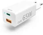 Hama Schnellladeger&auml;t USB-C 65W USB-C PD, USB-A QC, wei&szlig; 201643 - Wei&szlig;