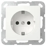 Gira SCHUKO-Steckdose, System 55, reinwei&szlig;, matt, 1 Stk. - Wei&szlig;