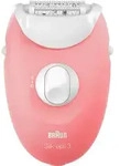 Braun Silk-&eacute;pil 3 SES 3-176, Rose, Wei&szlig;, 20 Pinzette, Rasieren, AC, 100 - 240 V, 50