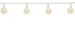Star Trading 482-09, 20 Lampen, LED, Warmwei&szlig;, Drau&szlig;en, Transparent, 2 m -