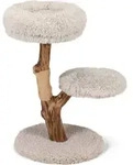 Designed by Lotte Katzenkratzbaum Zora 50x50x72 cm Holz - Grau