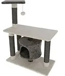 Kerbl Jade Darklight Katzenkratzbaum Wei&szlig; Grau 96 cm - Wei&szlig;