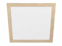 EGLO PIGLIONASSO LED Deckenleuchte Holz weiß, braun 4700lm 4000K 64,5x64,5x5,5cm