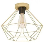 EGLO Deckenlampe Tarbes, 1 flammige Deckenleuchte, Wohnzimmerlampe aus Metall in