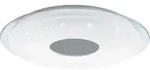 LANCIANO-Z Wand-/Deckenleuchte Lampe Beleuchtung - H8 x &Oslash;45 cm - wei&szlig;, transparent