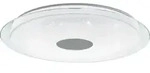 LANCIANO-Z Wand-/Deckenleuchte Lampe Beleuchtung - H9,5 x &Oslash;77 cm - wei&szlig;,