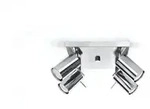 Deckenleuchte RING 4 chrom 4xGU10 10W Stahl 16x25x25cm Sollux Lighting