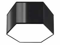 Deckenleuchte SUNDE 15 schwarz 2xE27 60W PVC 15.5x26.5x30.5cm Sollux Lighting
