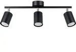Deckenleuchte LEMMI 3 schwarz 3xGU10 10W Stahl 20x8x46cm Sollux Lighting