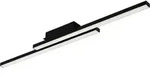 FRAIOLI-Z Wand-/Deckenleuchte Lampe Beleuchtung - L105,5 x B12 x H6,5 cm - schwarz -