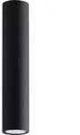 Deckenleuchte LAGOS 30 schwarz 1xGU10 10W Stahl 30x6x6cm Sollux Lighting