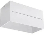 Deckenleuchte LOBO 2 wei&szlig; 2xG9 8W Aluminium 10x10x20cm Sollux Lighting
