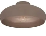 EGLO Deckenlampe Mogano, runde Deckenleuchte aus Stahl in Mokkafaben, Wohnzimmerlampe